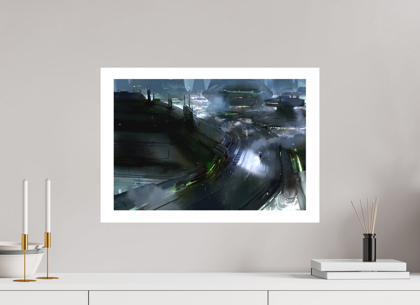 ISO A2 (59,4 x 42 cm), Canson PhotoRag 2 GRIT - Night Run