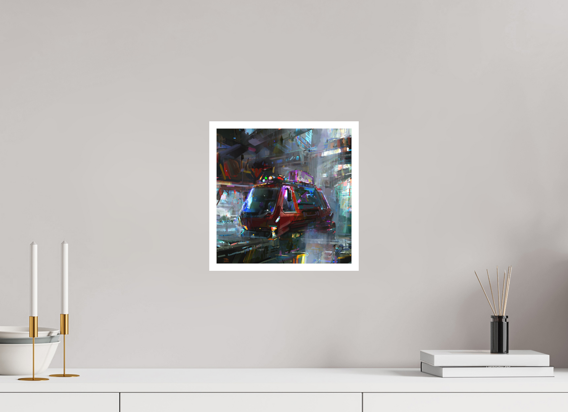 30 x 30 cm, Canson PhotoRag 2 URBAN - Red Van