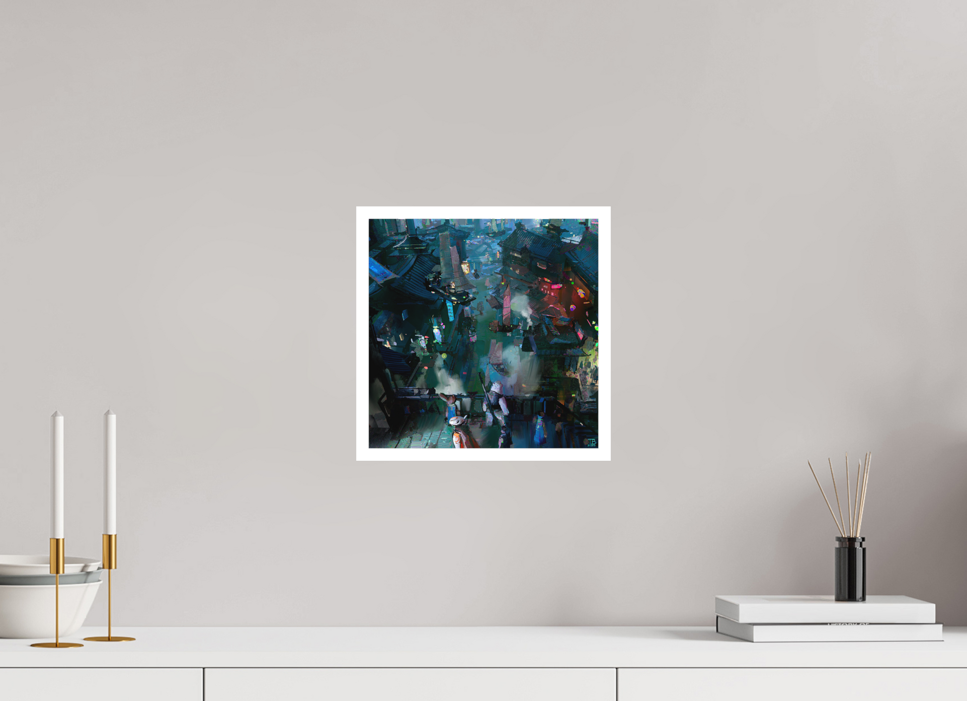 30 x 30 cm, Canson PhotoRag 2 KAOLIN : Downtown