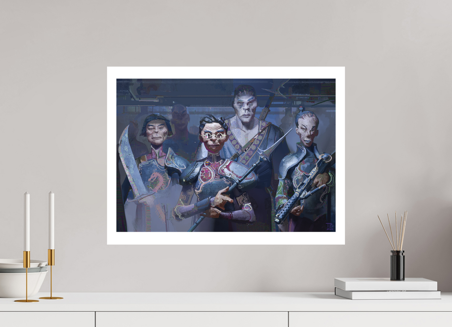 60 x 45 cm, Canson PhotoRag 2 KAOLIN : The Purple Gang
