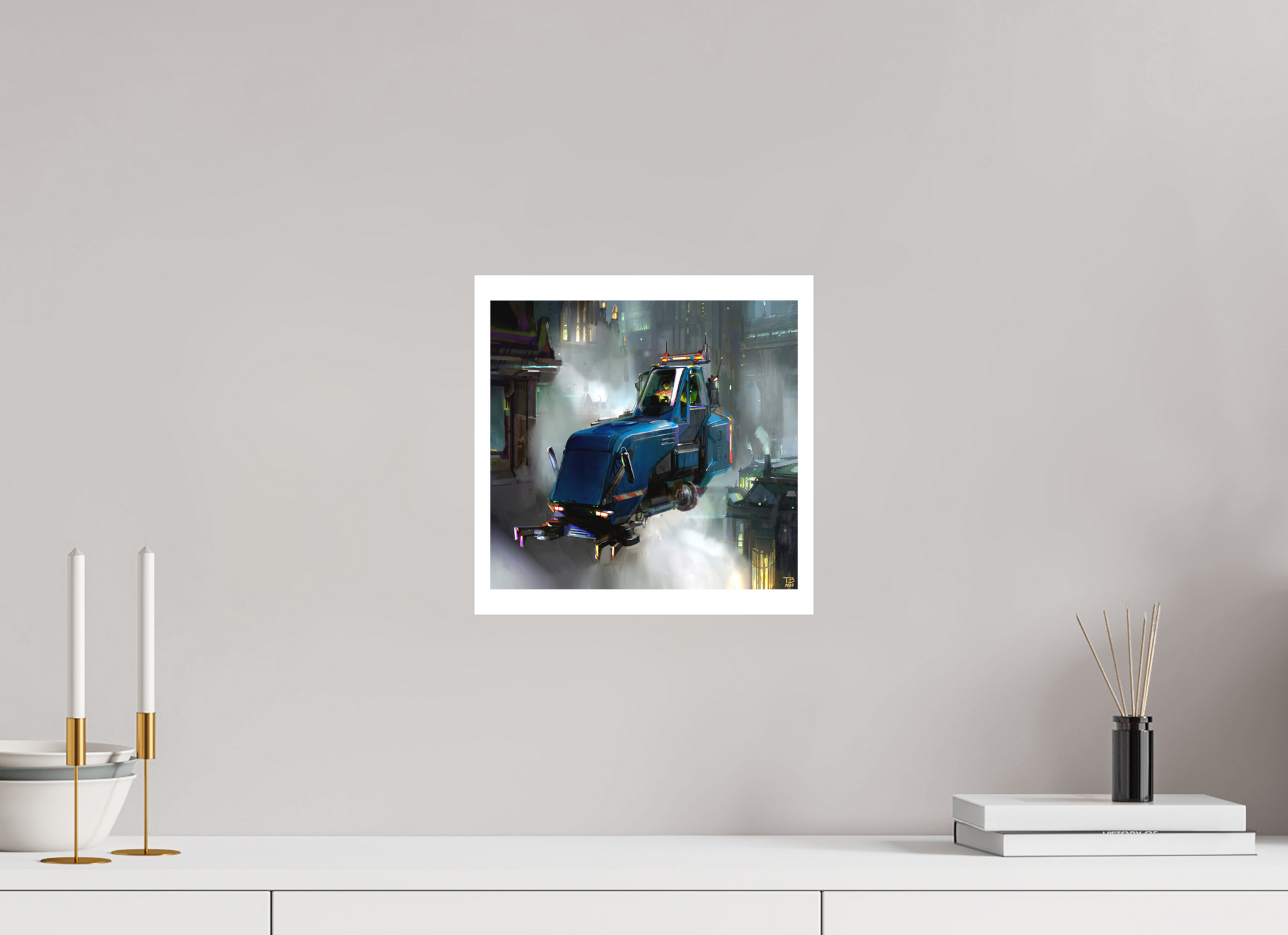 30 x 30 cm, Canson PhotoRag 2 URBAN : Floating Sweeper