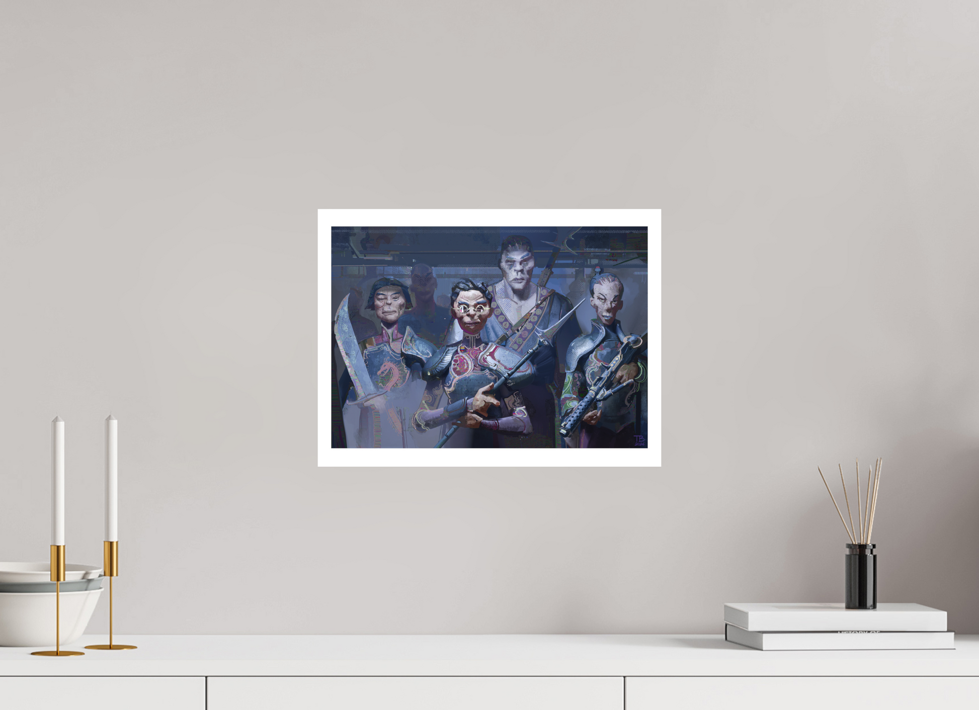 40 x 30 cm, Canson PhotoRag 2 KAOLIN : The Purple Gang