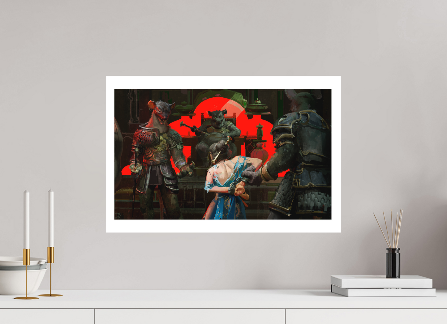 60 x 40 cm, Canson PhotoRag 2 KAOLIN - The Capture of Princess Kaolin